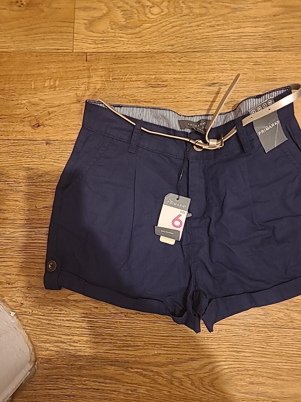 Brand New Ladies Primark Size 6 Navy Shorts