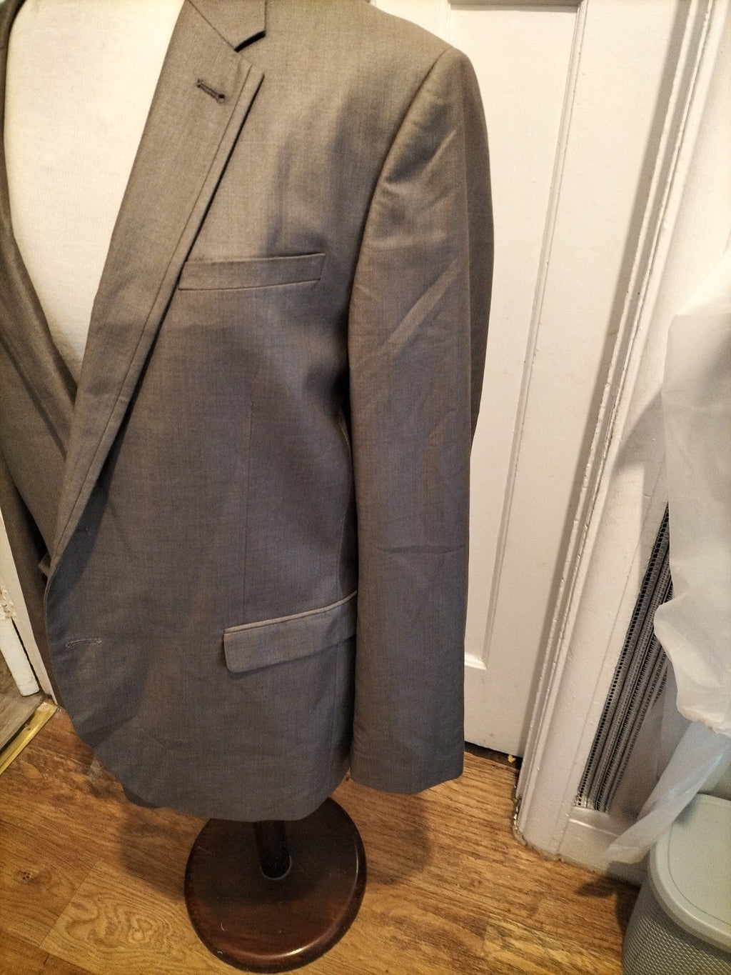 Mens Next Size Eur 42r Grey Padded Blazer