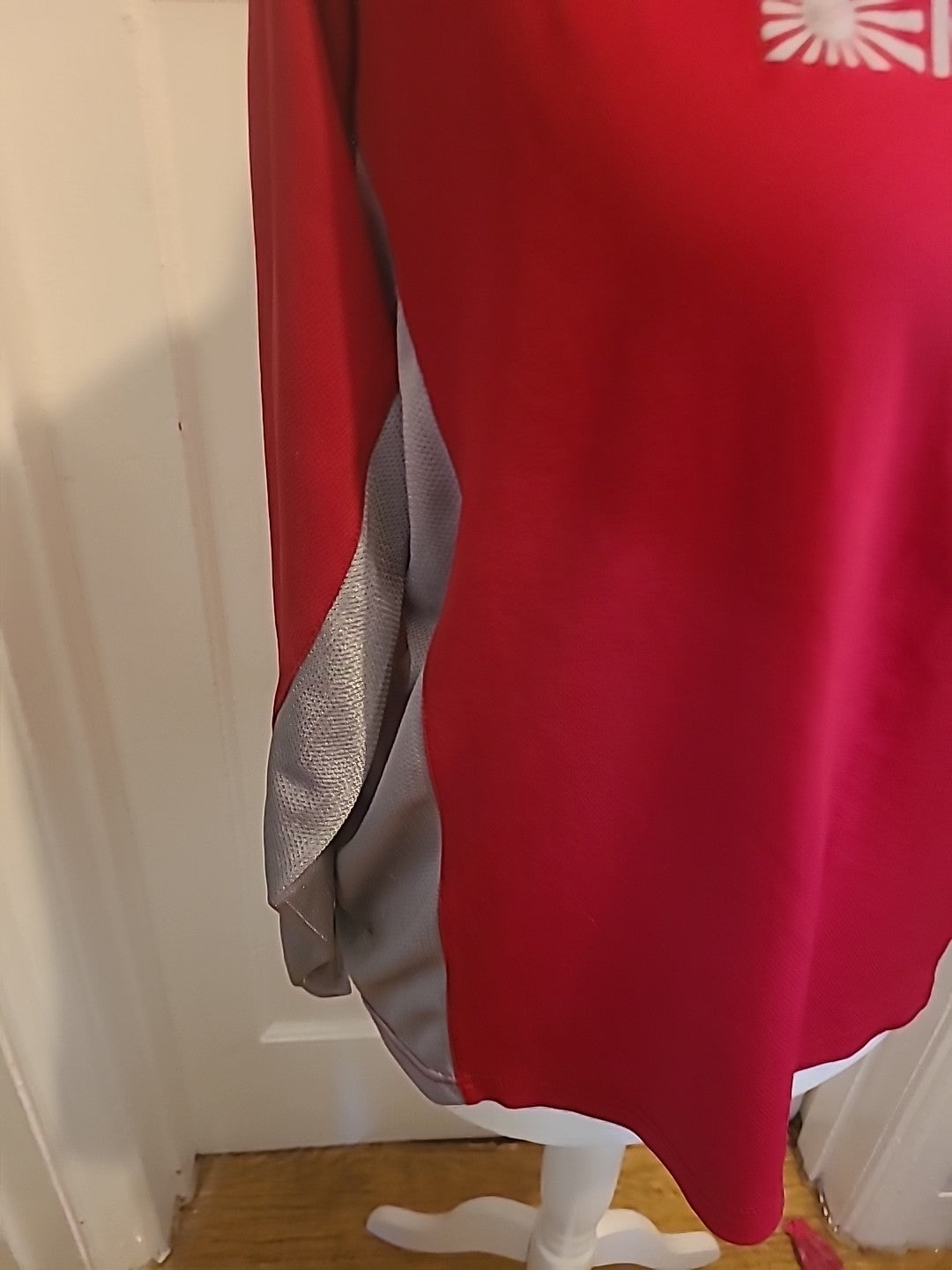 Mens Race Face Size Large Red Long Sleeved Tshirt