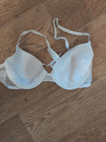 Secret Possessions 34C White Padded Floral Lace Underwires Bra