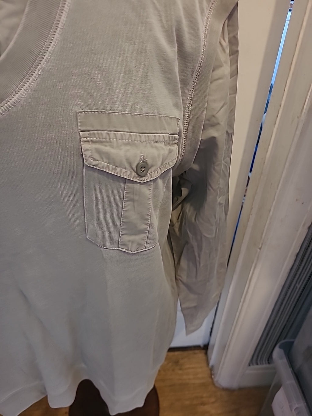 Mens Next Size Large Grey Long Sleeved Imitation Shirt