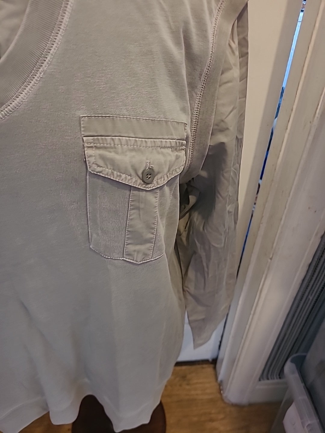 Mens Next Size Large Grey Long Sleeved Imitation Shirt