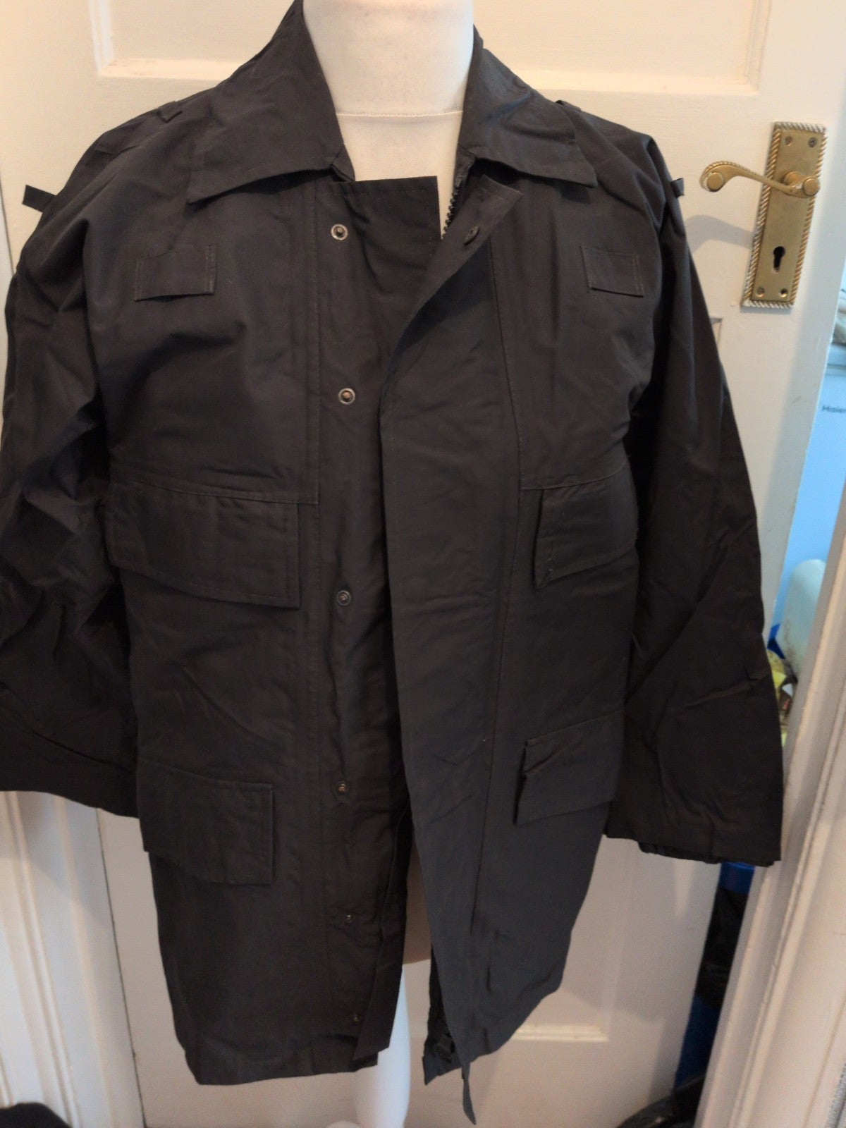 Js Small Short Black Raincoat