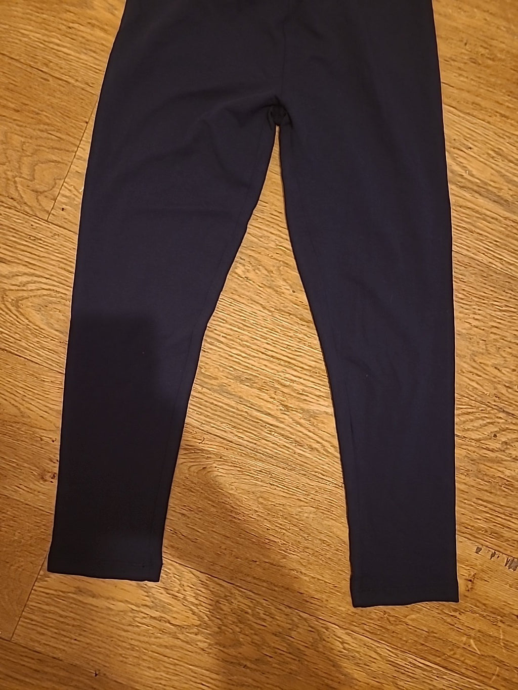 Brand New Ladies Primark Size 2XS Navy Cotton Capri Leggings