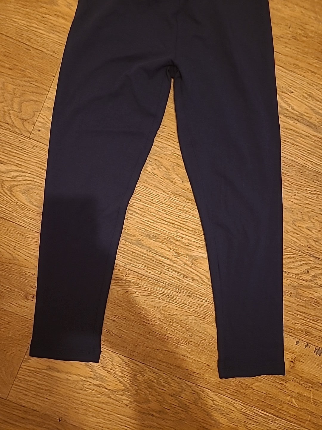 Brand New Ladies Primark Size 2XS Navy Cotton Capri Leggings