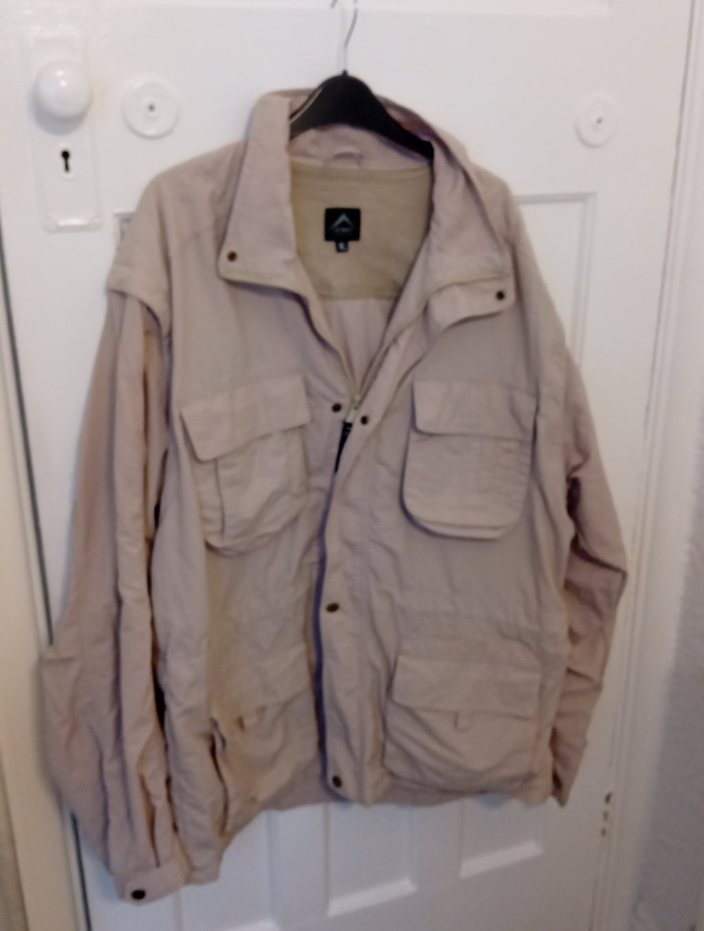 Mens Jacket Size XL K-WAY Beige