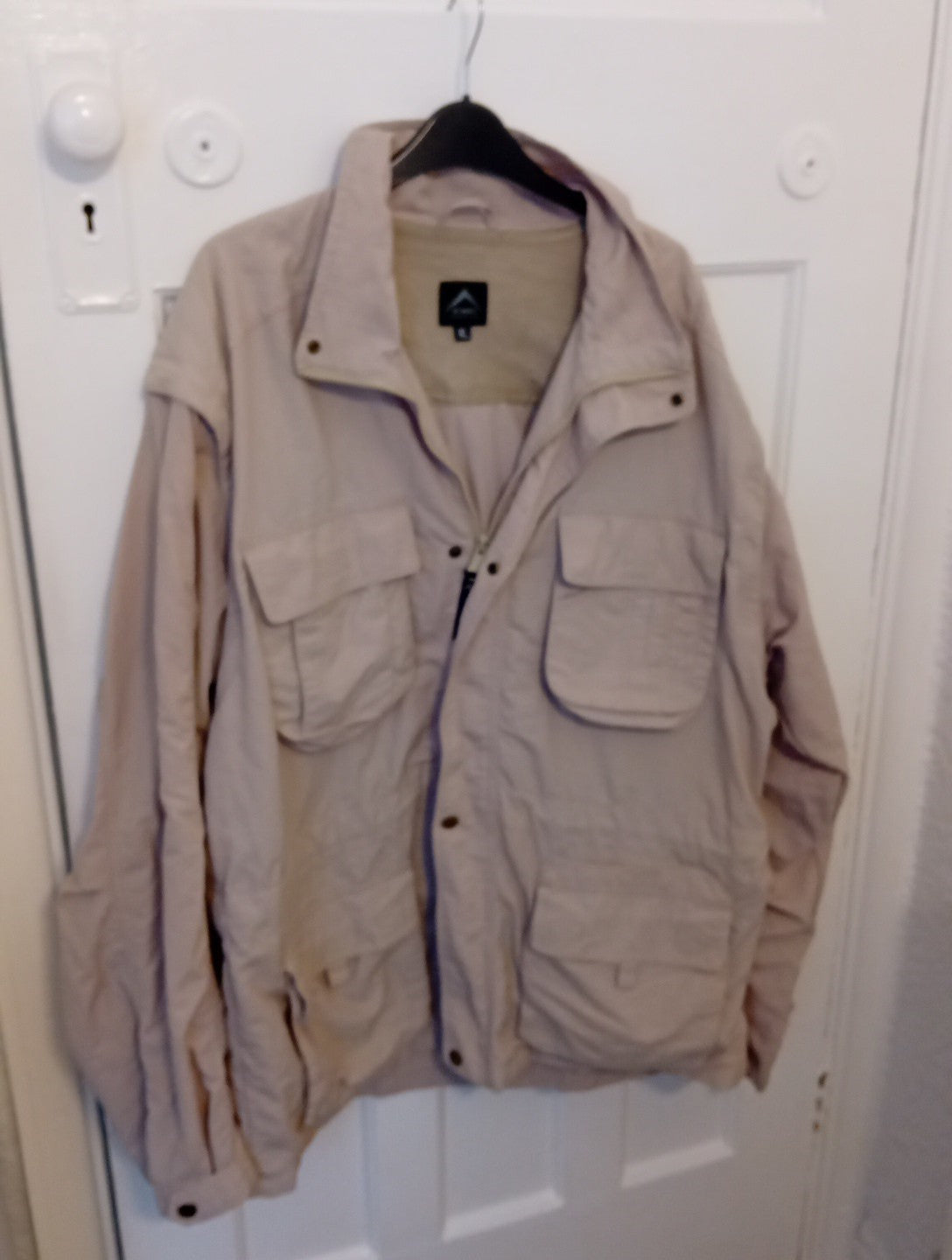 Mens Jacket Size XL K-WAY Beige
