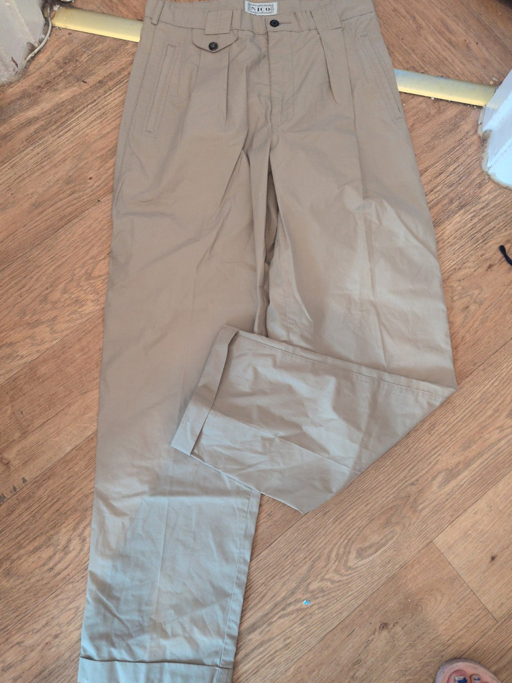 Nico 30R Light Khaki Trousers