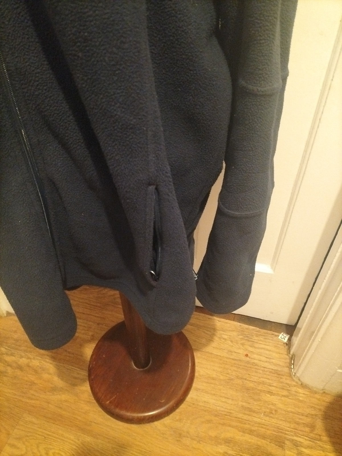 Mens Size 48" Navy Long Sleeved Zip Through Jacket