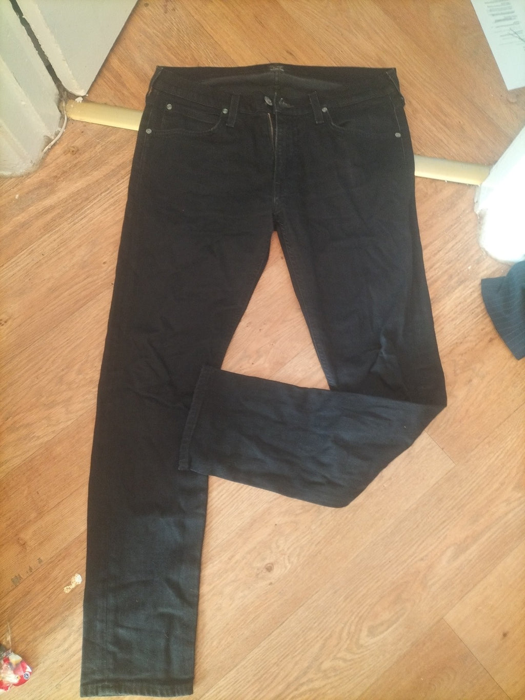 Lee 34/32 Black Slim Jeans