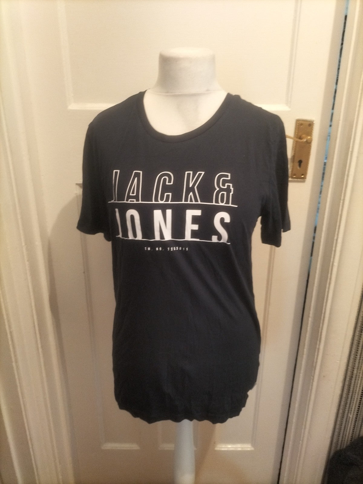 Mens Jack&Jones Core Size M Navy Short Sleeved Tshirt