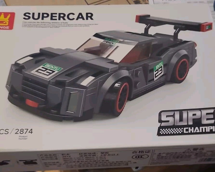 Brand New Wange 166pcs Super Car