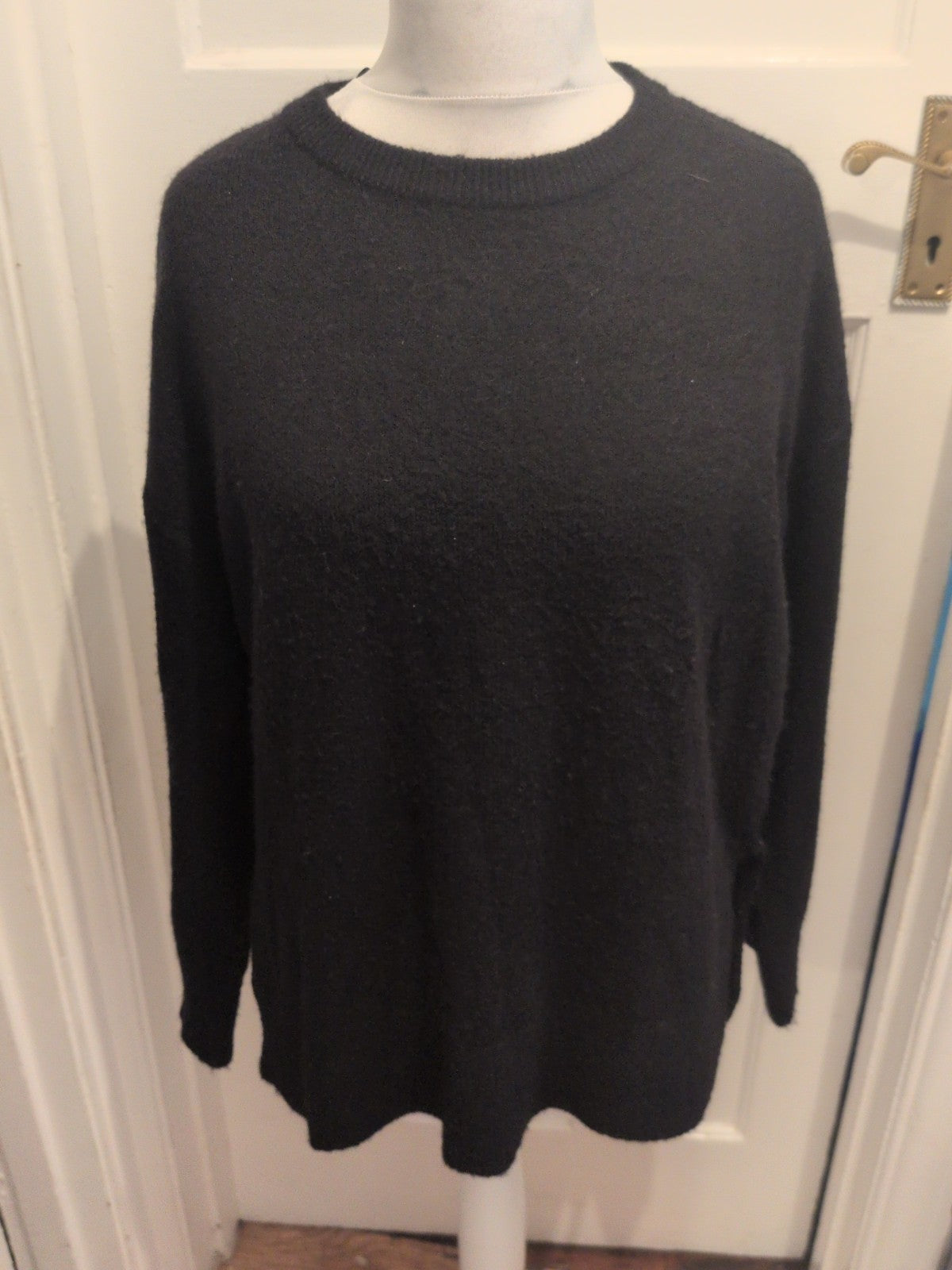 New Look Medium Black Long Sleeve Plain Jumper