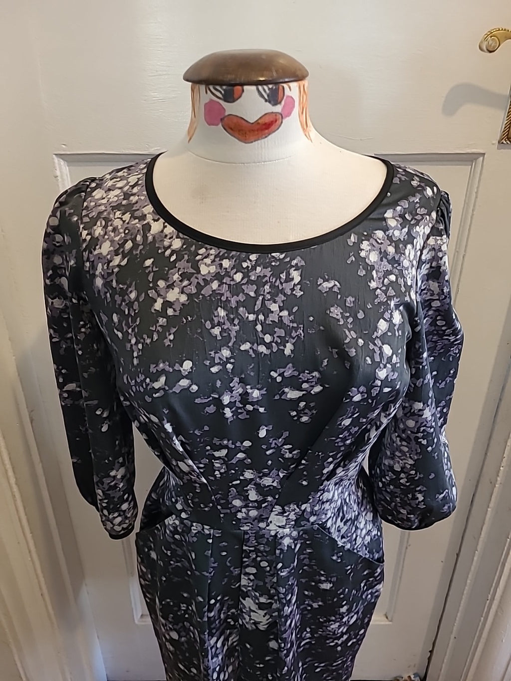 Ladies Limited Collection Size 10 Mid Sleeved Multi Coloured Dress
