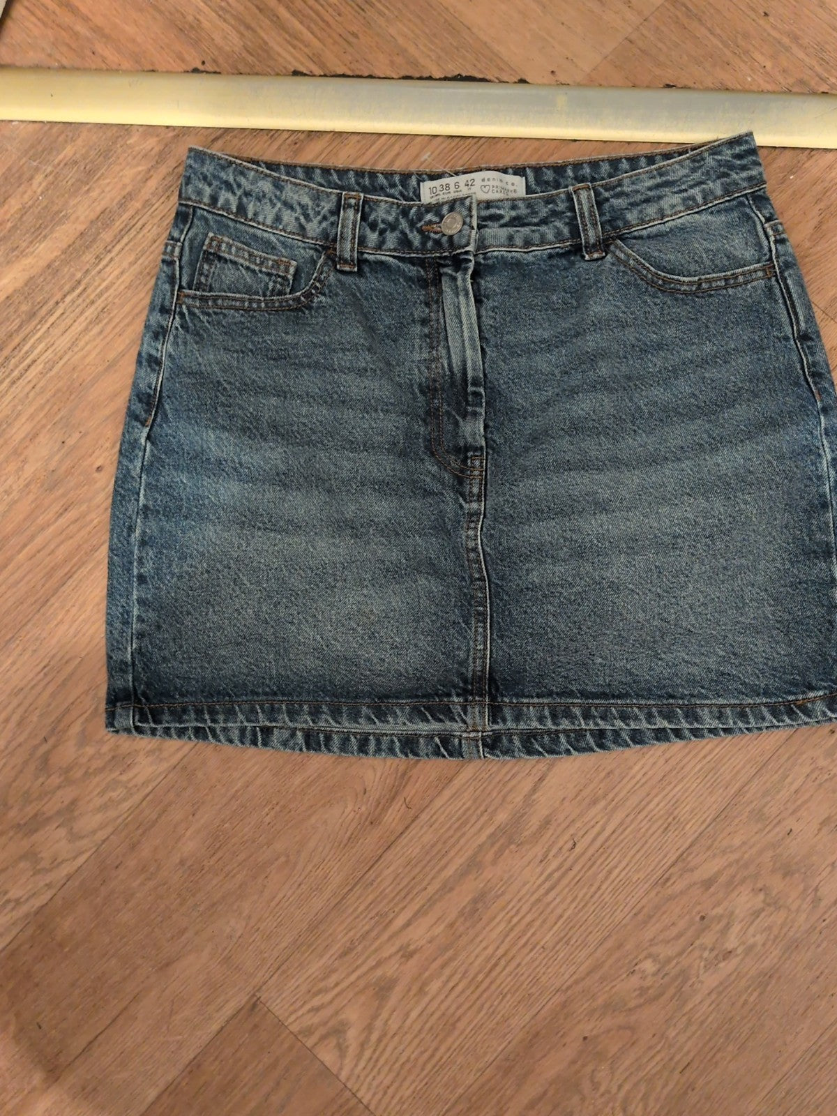 Denim+Co 10 Above Knee Length Skirt
