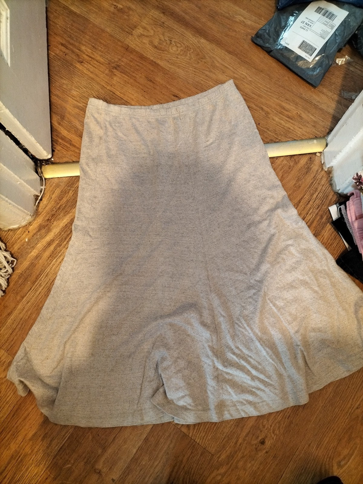 Ladies Eastex Beige A Line Skirt Size Large