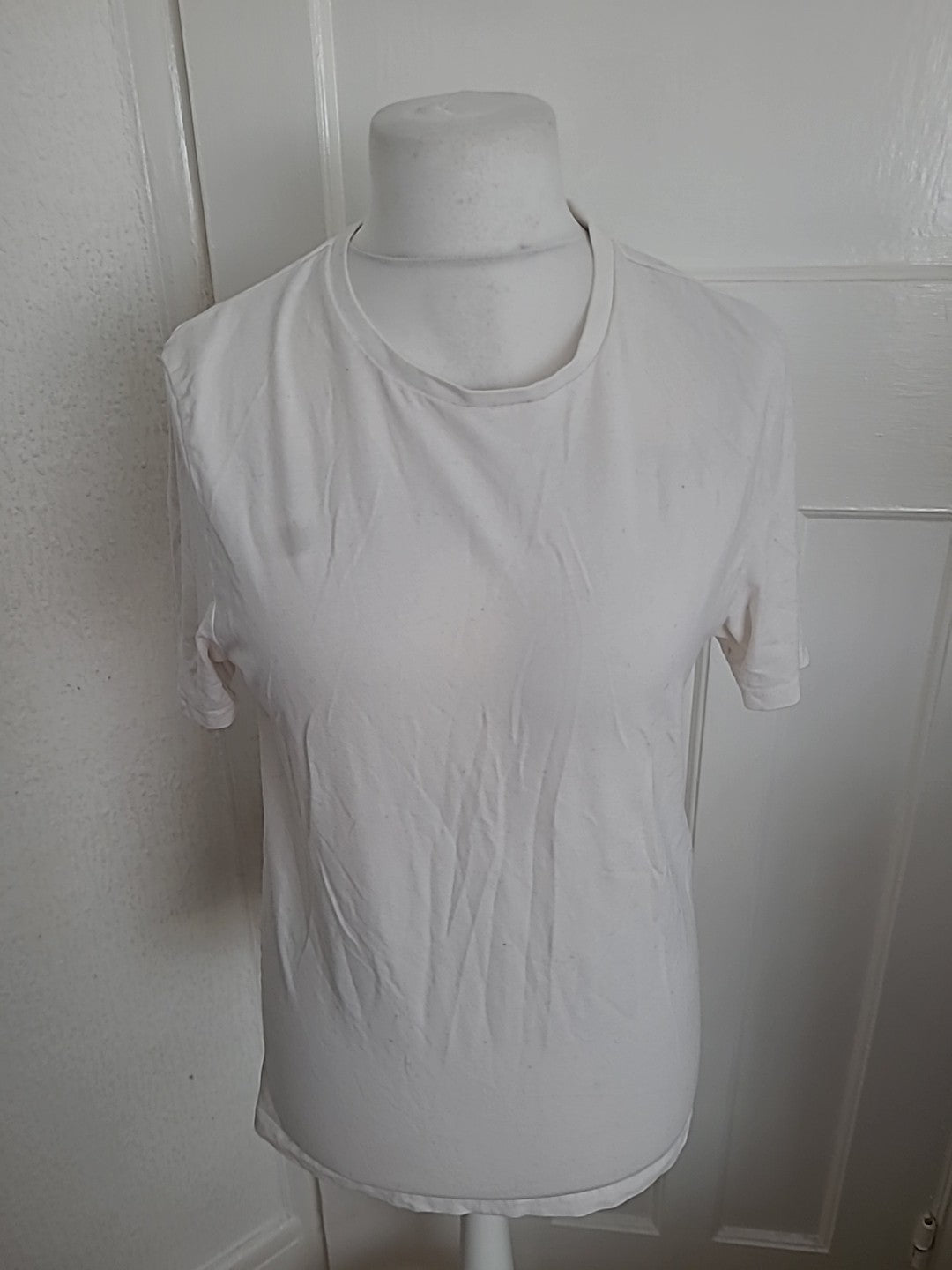 Mens Asos Size L White Short Sleeved Tshirt