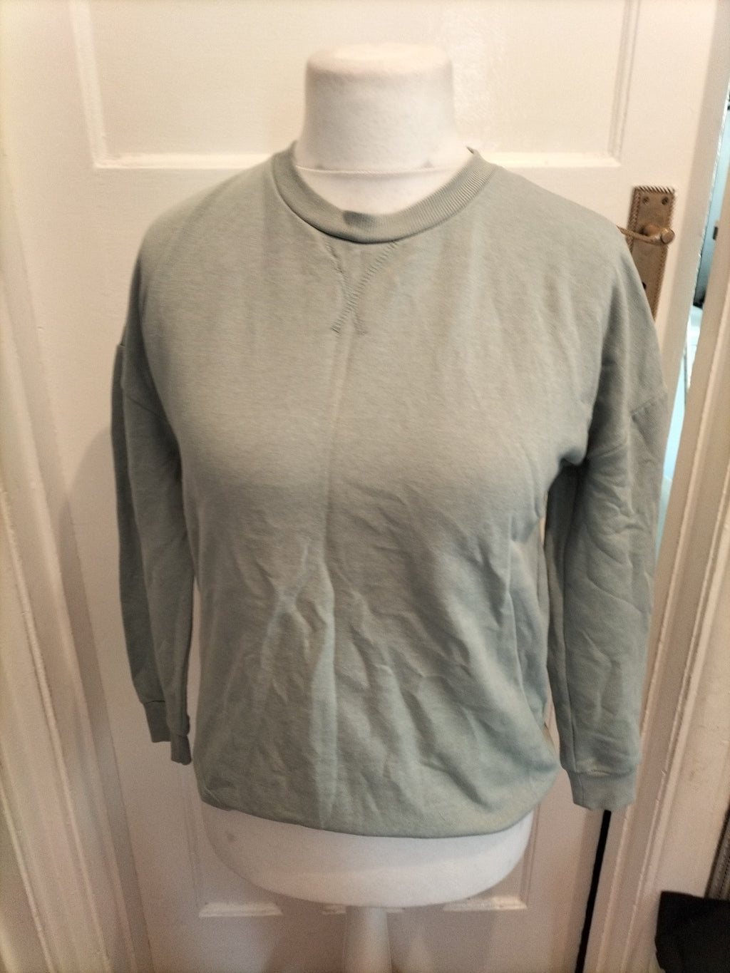 Ladies Papaya Size Small Pale Turquoise Jumper Pullover