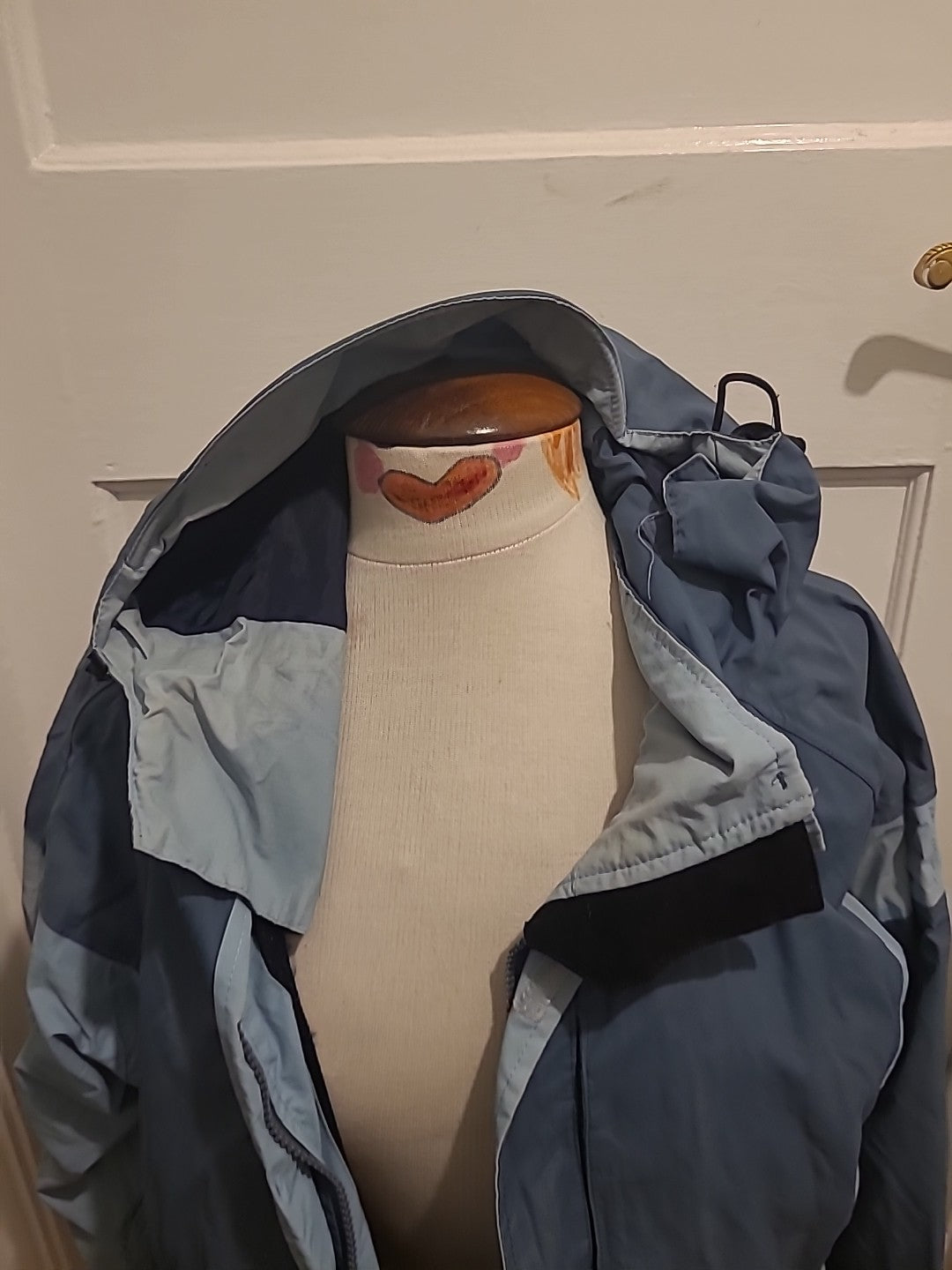 Ladies Storm-Pro Size 12 Grey/Navy Mesh Lined Waterproof Coat