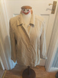 Ladies Windsmoor Size 10 Beige Lined Long Sleeved Jacket