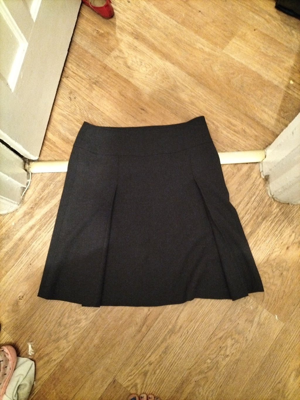 Ladies Size EU 46 Grey Pleat Lined Skirt
