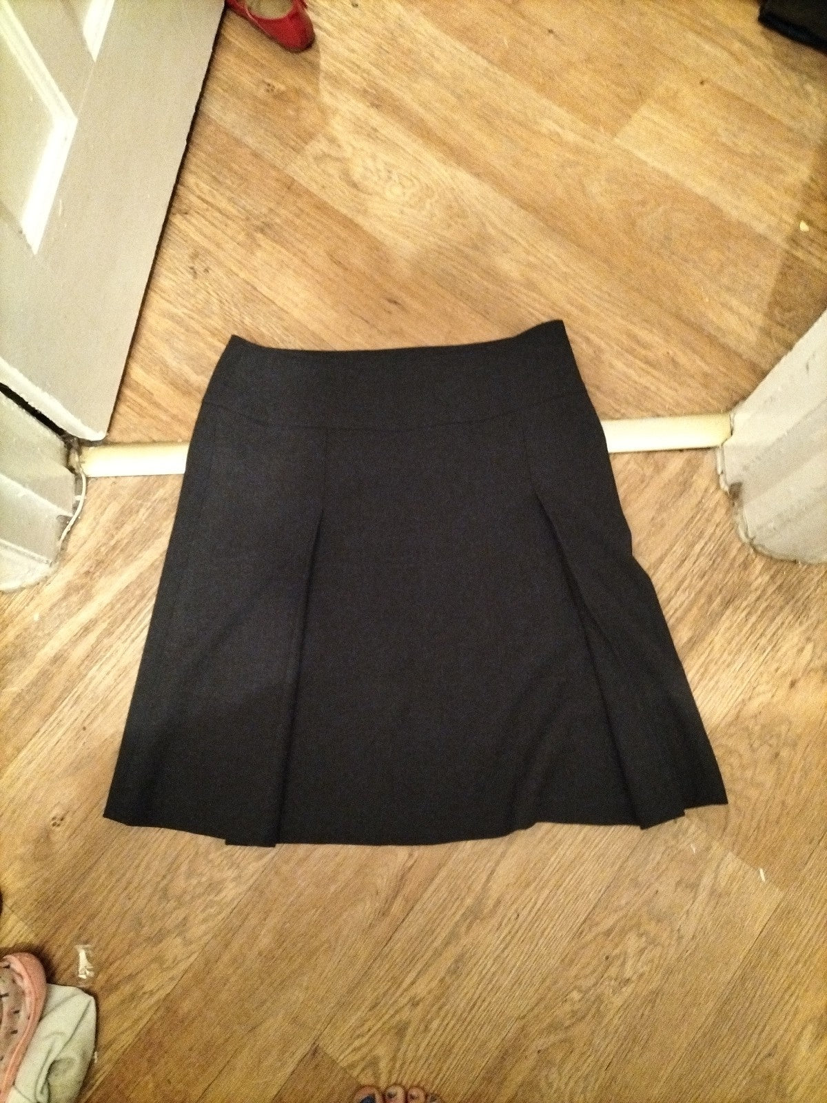 Ladies Size EU 46 Grey Pleat Lined Skirt