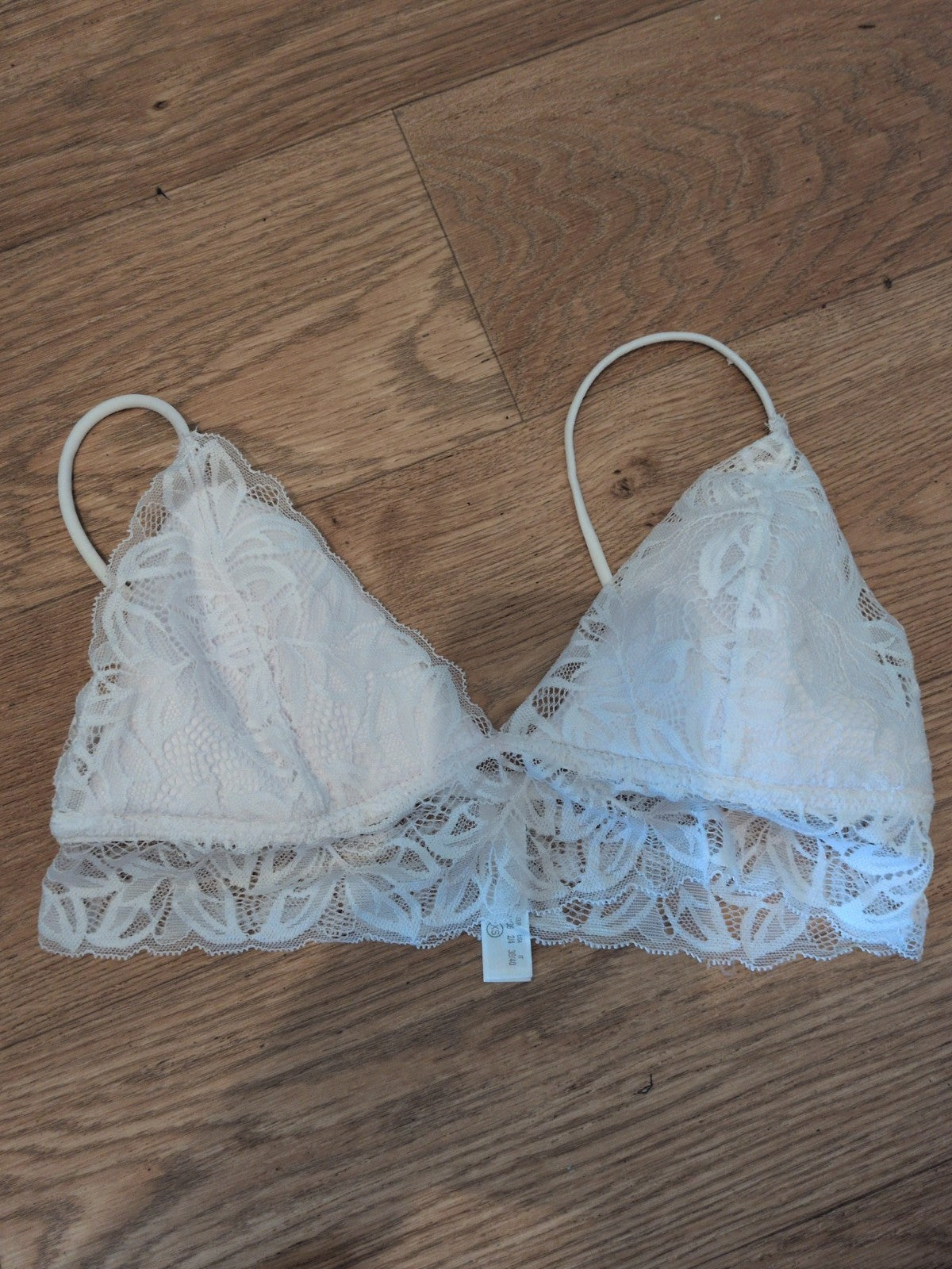 Primark XS White Lace Bralette