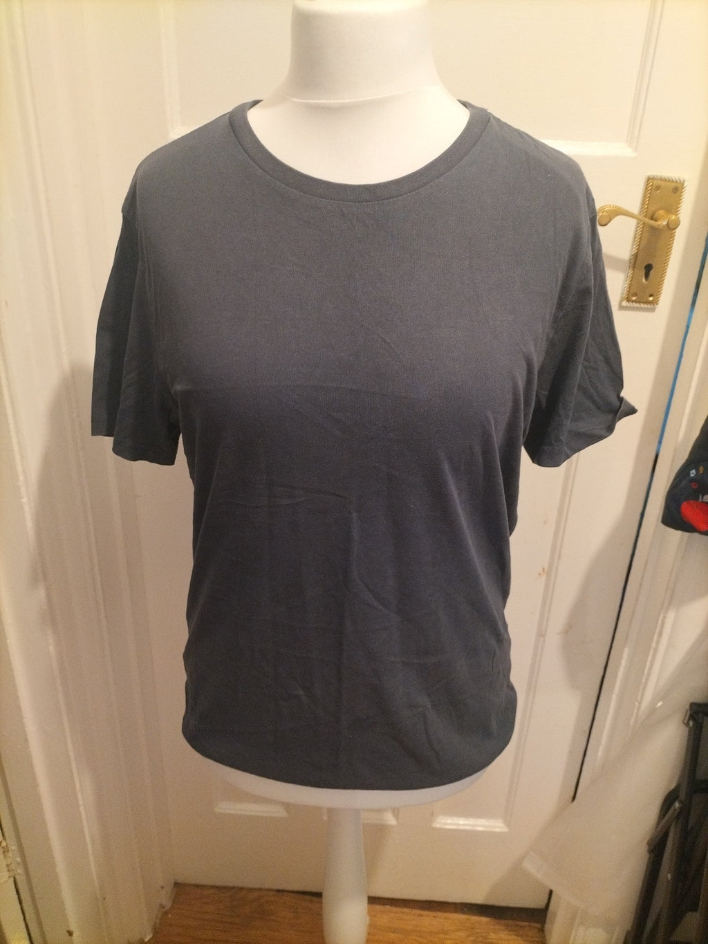 Mens George Size M Charcoal Short Sleeved Tshirt