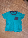Boys Nutmeg 2-3 Years Green Short Sleeved Tshirt