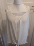TU 16 Ivory Sleeveless Blouse
