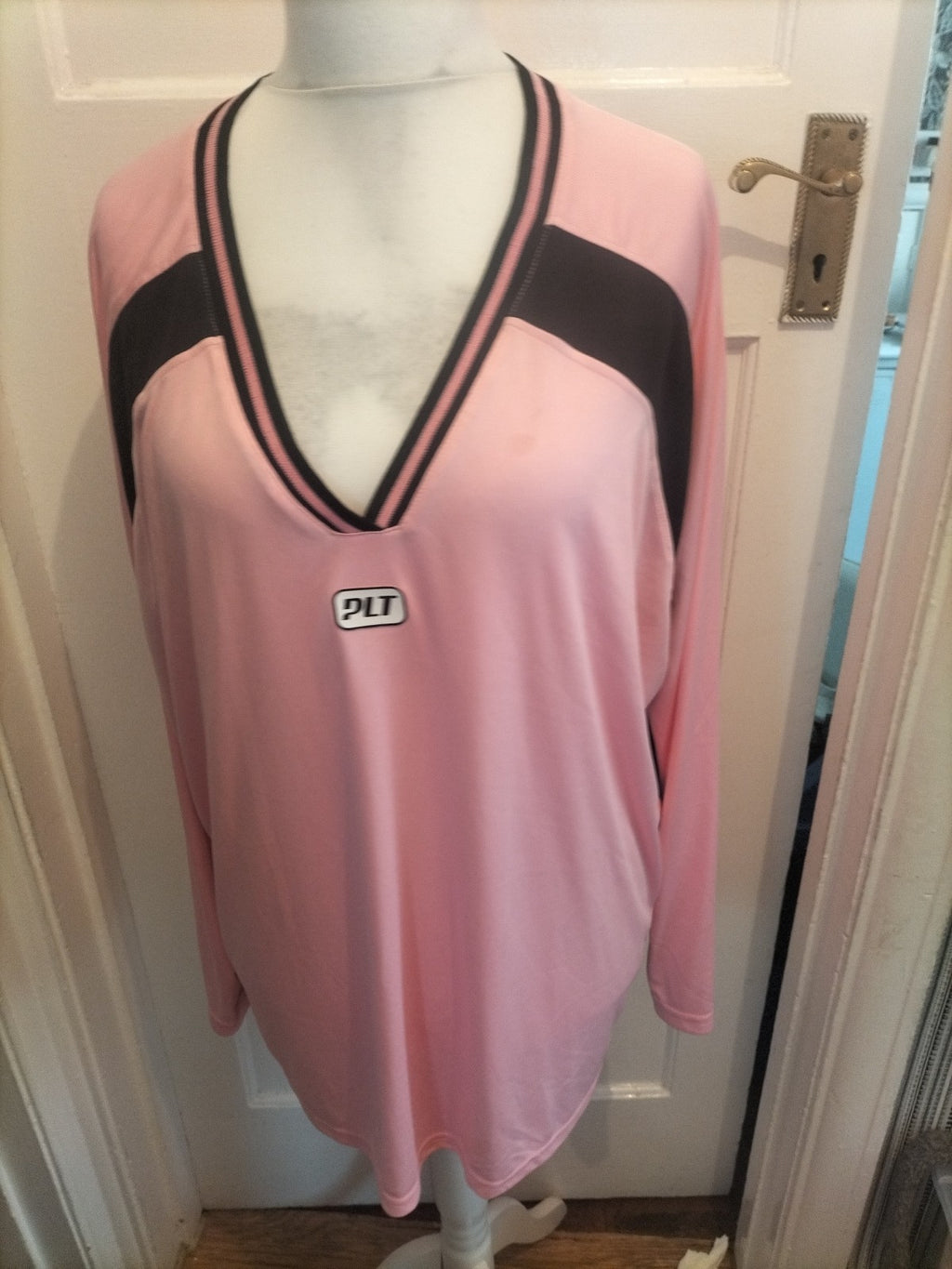 Mens PLT Size XL Pink Long Sleeve T-shirt