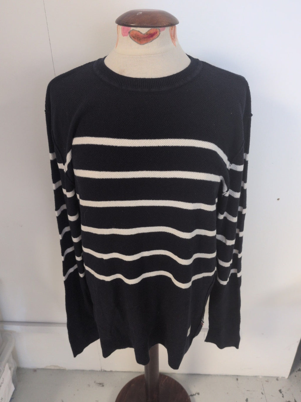 Jack&Jones XL Navy Stripe Pullover Jumper