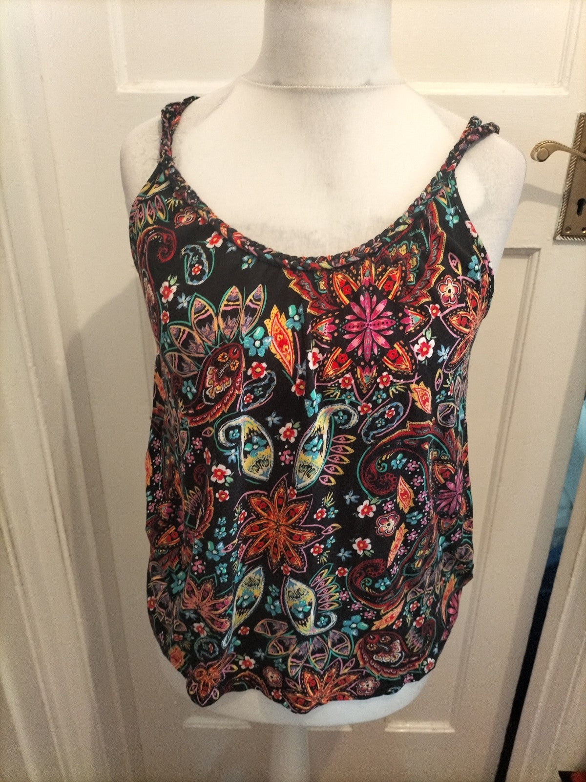 Tu 12 Multicoloured Sleeveless Aztec Patterned Cami