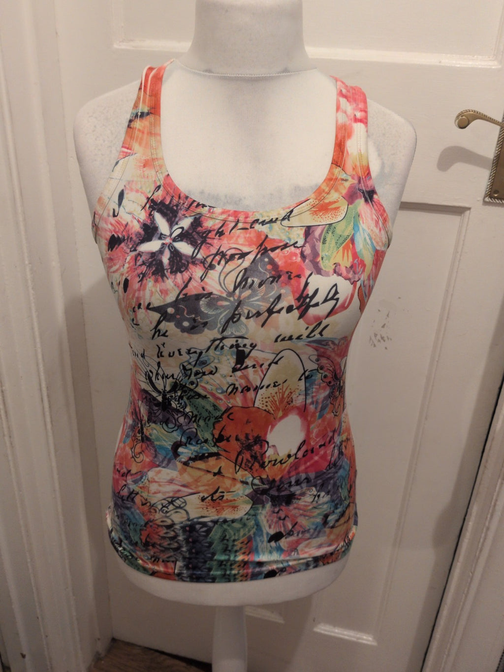 Quiz Medium Multicoloured Tank Vest Sleeveless Top