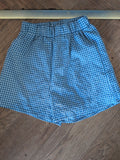 Shein Xs Blue Check Elasticated Shorts *