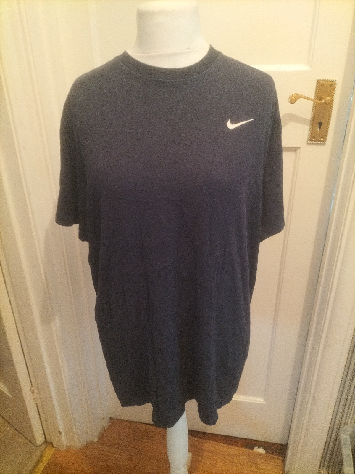 Mens Nike Size XL Navy Short Sleeved Plain Tshirt