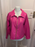 Large Hot Pink Full Zip Jacket