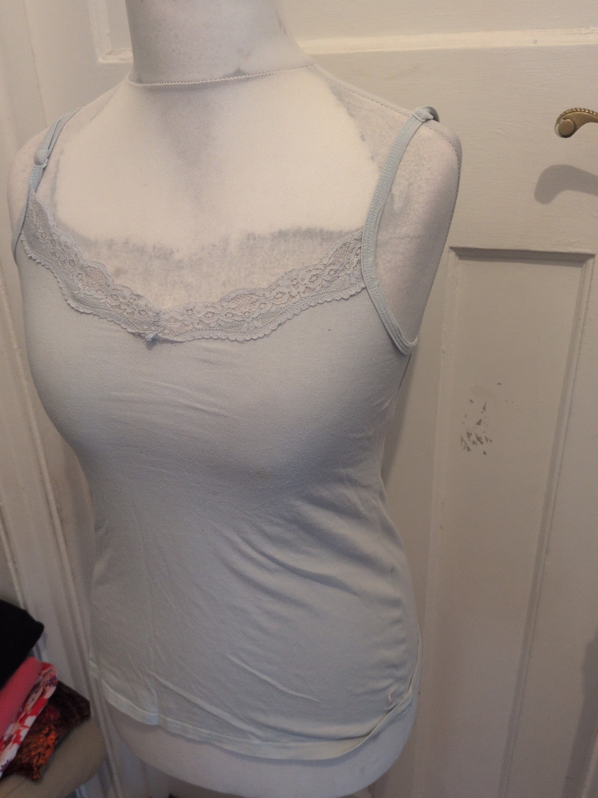 Joules 12 Pale Blue Sleeveless Night Cami Pyjama