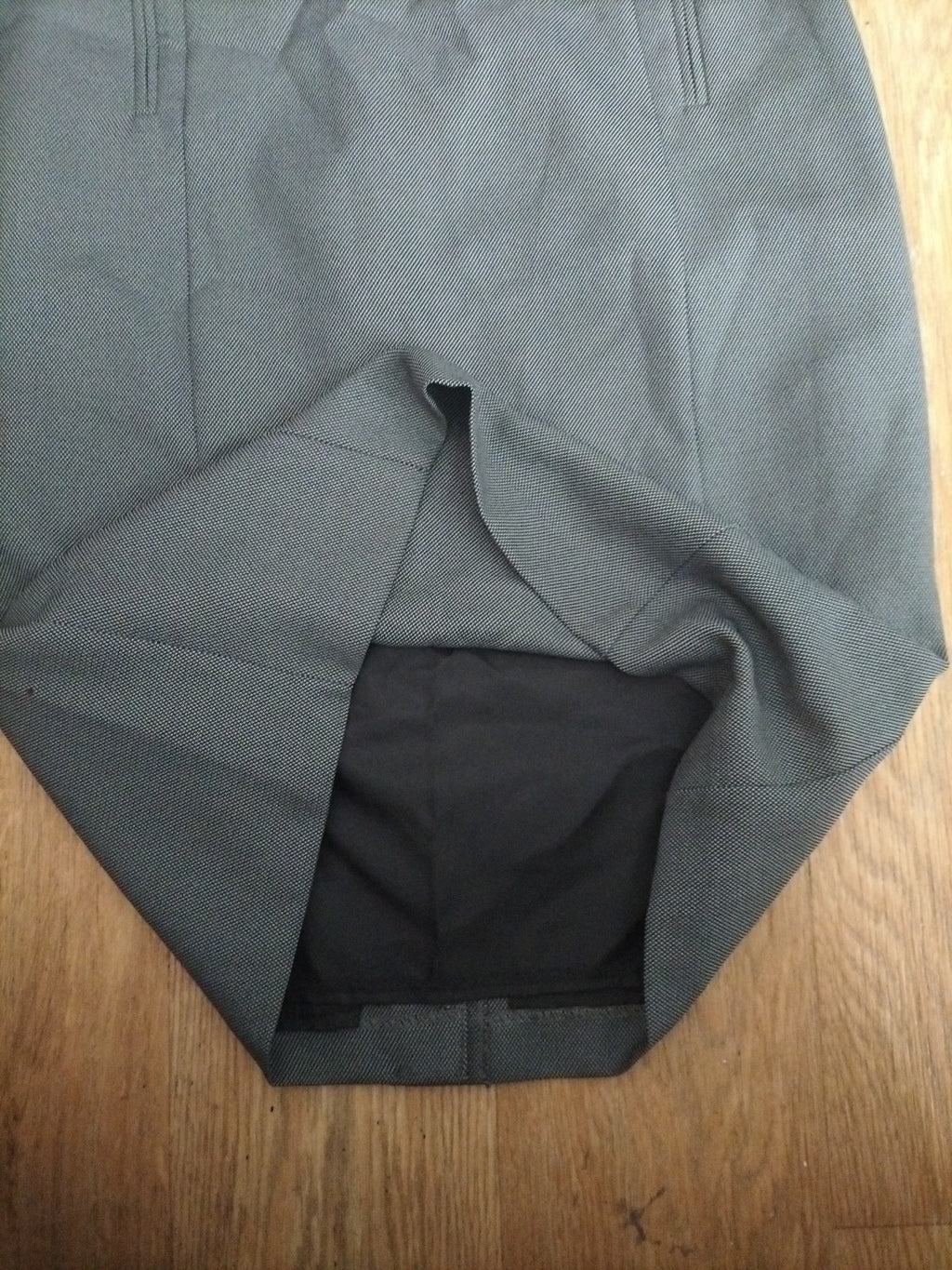Ladies BHS Size 10 Grey Lined Pencil Skirt