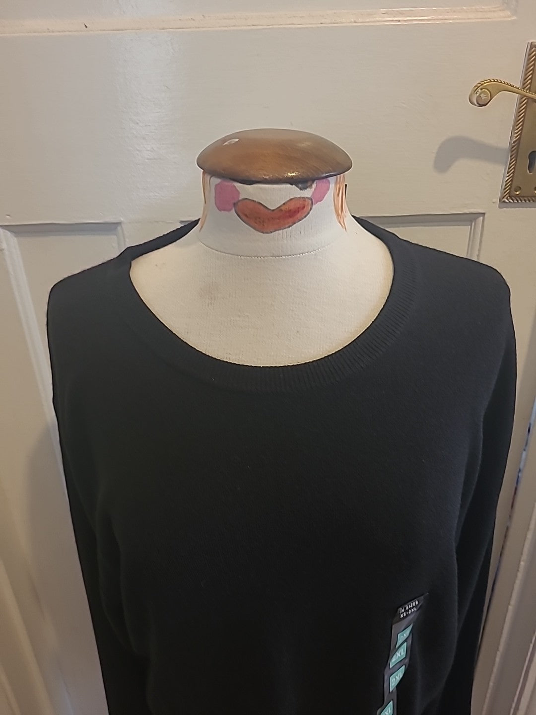 Brand New Mens Primark 2XL Black Pullover Jumper