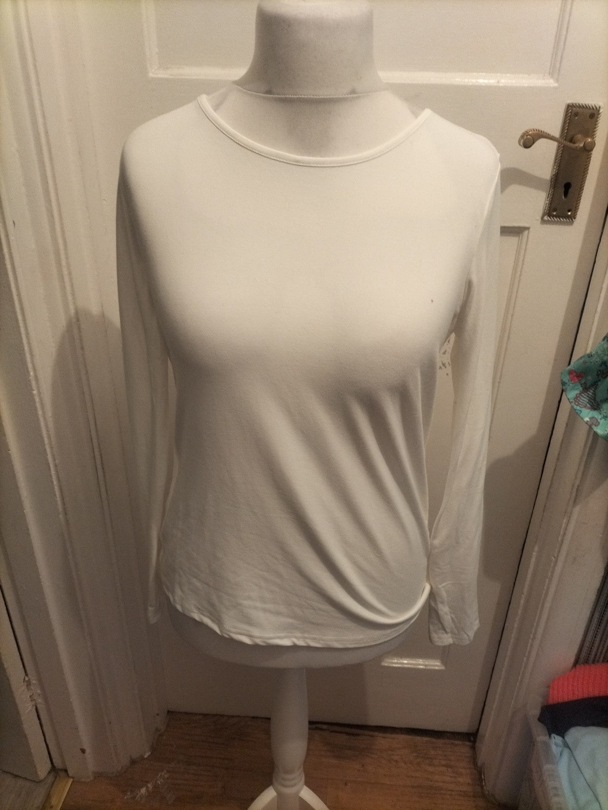 XL White Long Sleeve T-shirt