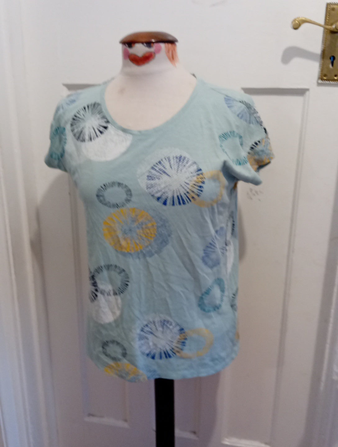 Ladies Espirit Size XS Pale Blue Short Sleeved Tshirt