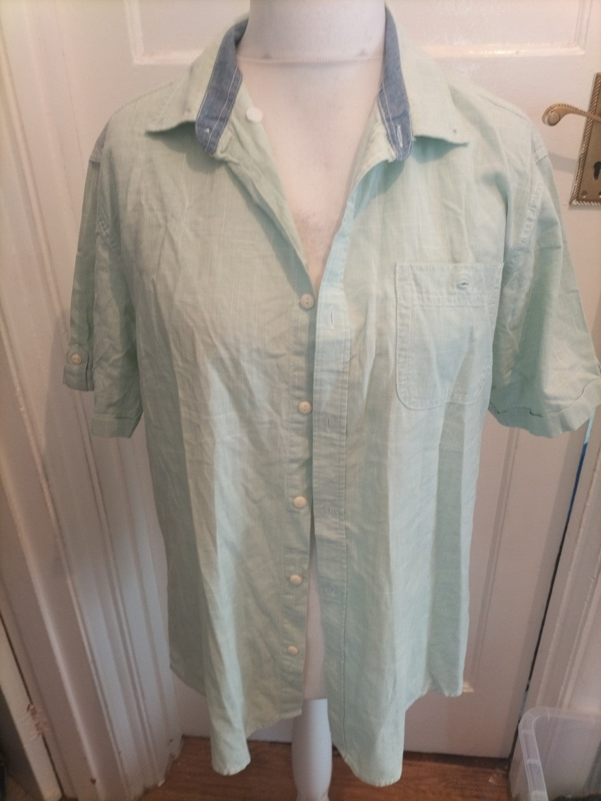 George Large Mint Green Short Sleeve Shirt