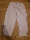 Ladies Size Small Pink Elasticated Cropped Pyjama Bottoms