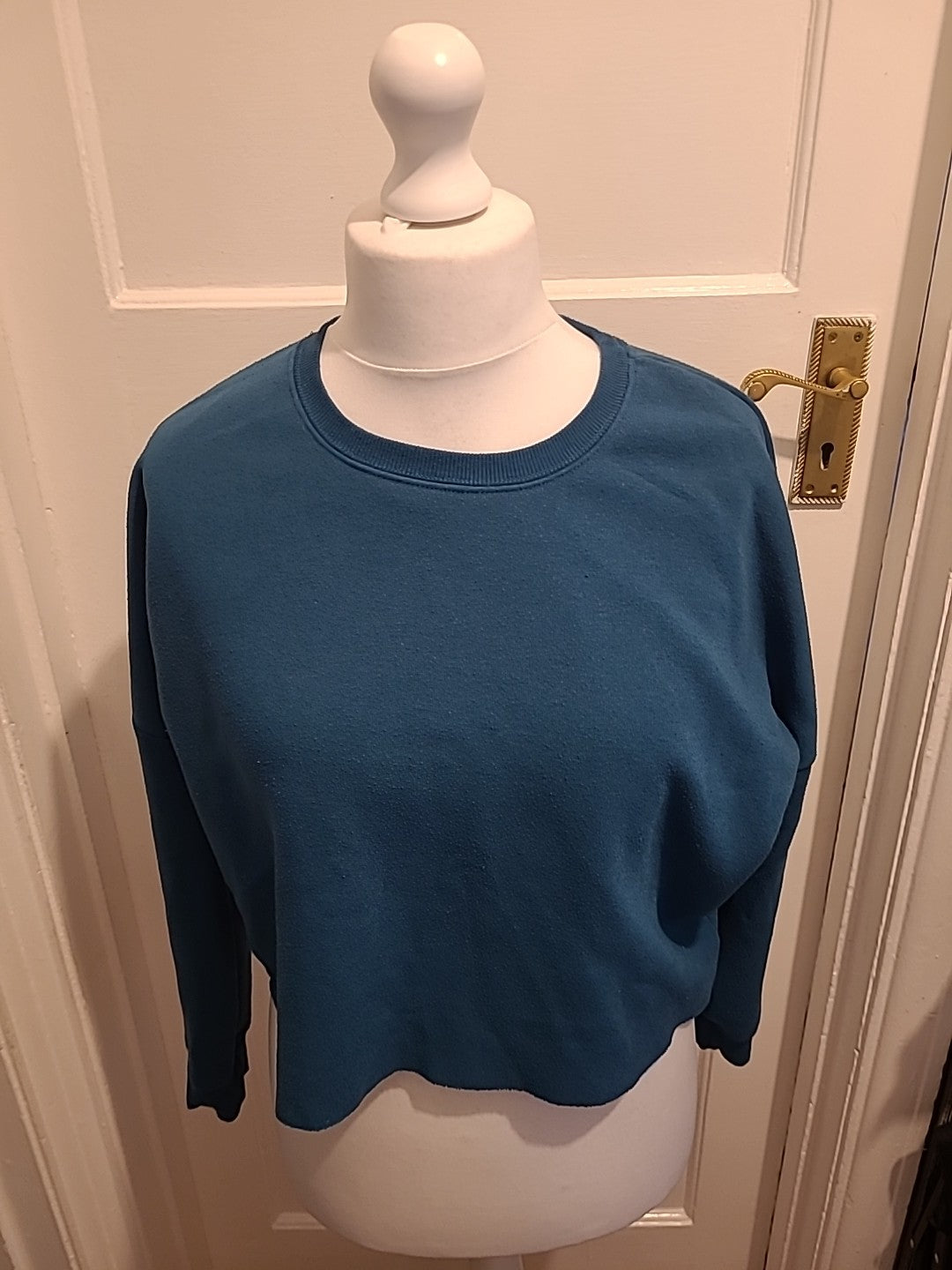 Ladies Primark Size 6-8 Teal Pullover Jumper