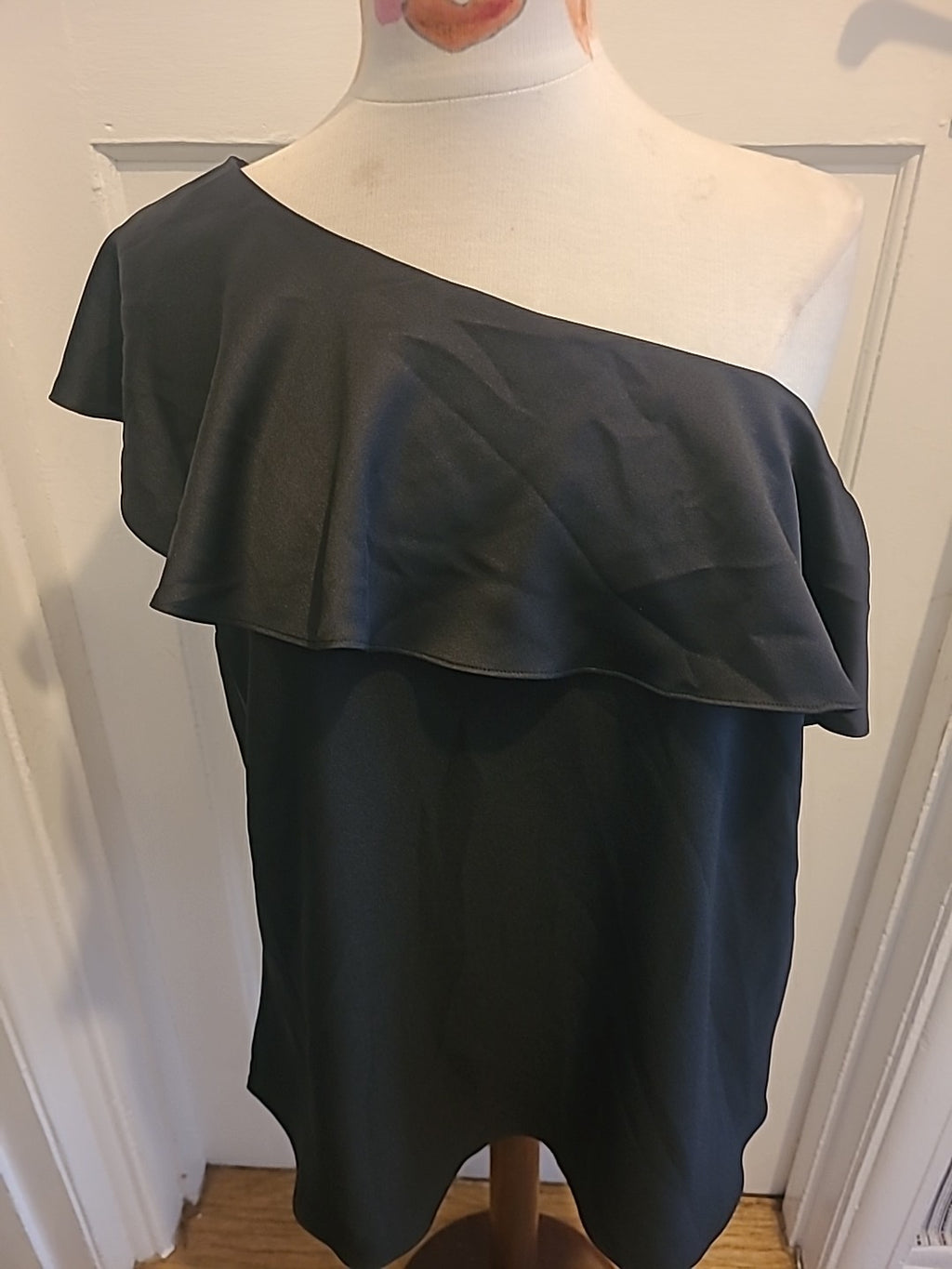 Ladies Very Size 12 Black Off The Shoulder Blouse