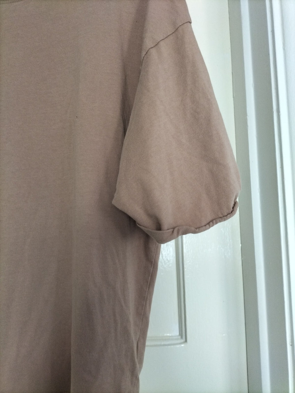 Ladies Primark Size 6-8 Brown Short Sleeved T Shirt
