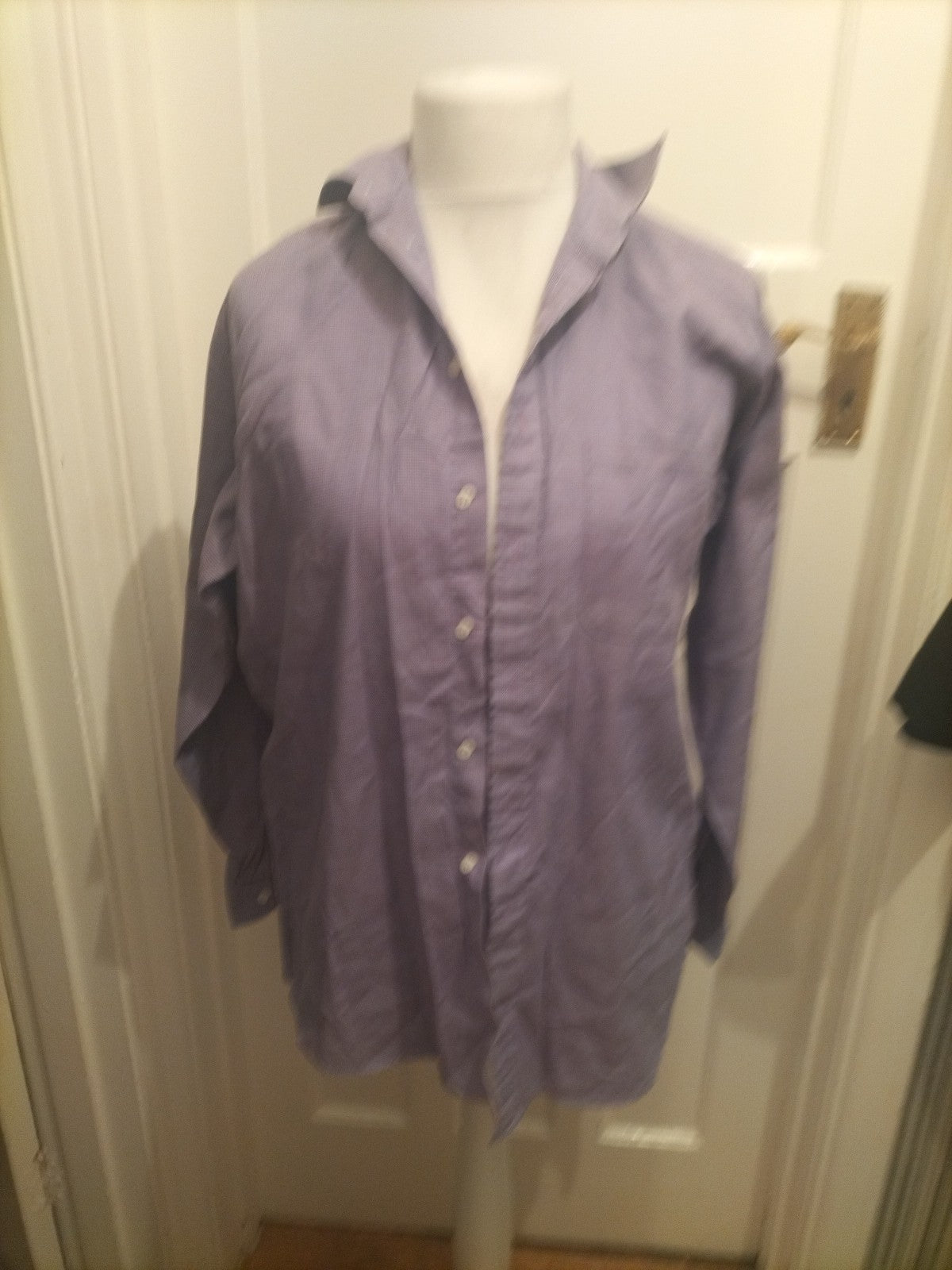 Thomas Nash Size 13-14 Purple Long Sleeved Shirt