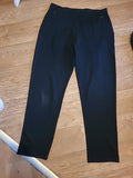 Ladies Tigi Size 10-12 Black Long Leg Trousers Stretch