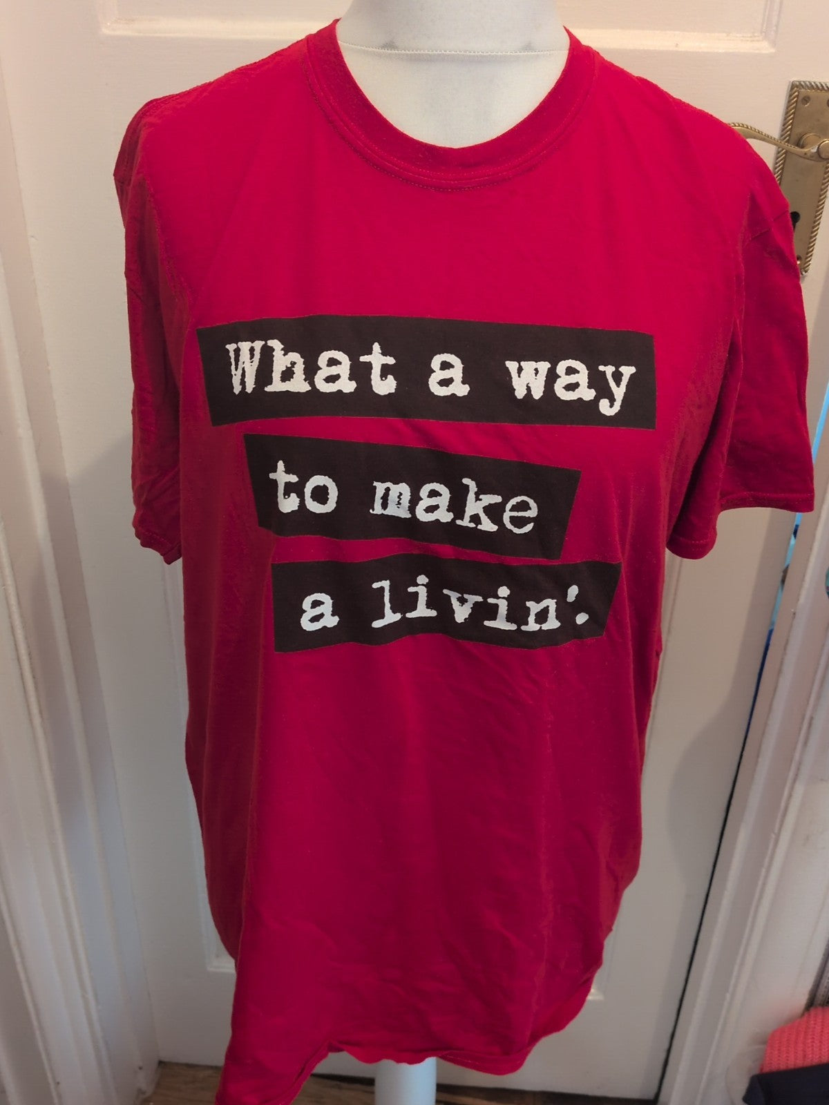 Encore XL Red Short Sleeve T-shirt Printed